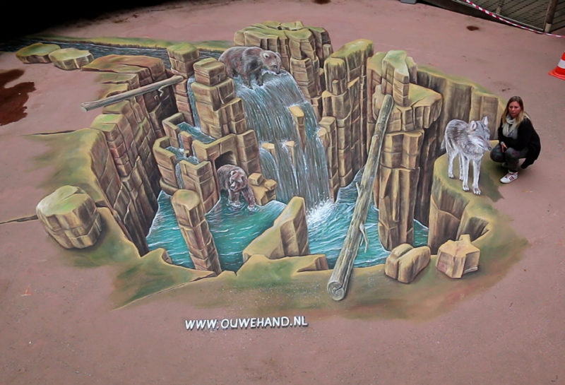 3D-streetart-ouwehands-dierentuin