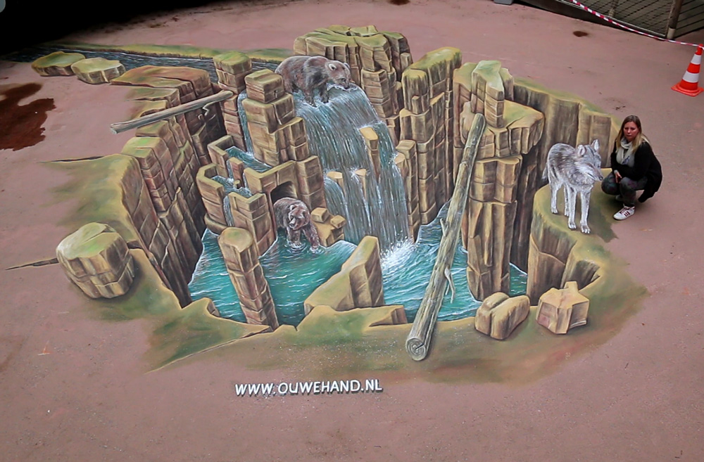 3D-streetart-ouwehands-dierentuin