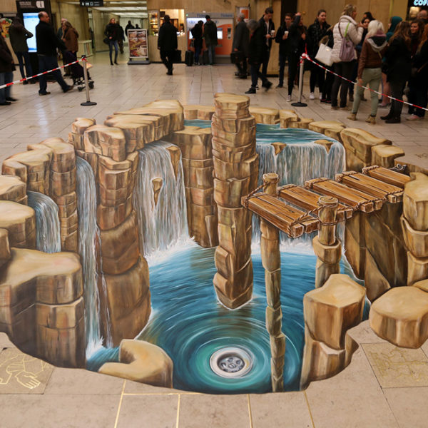 3D straatkunst