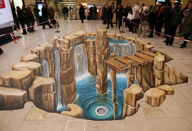 3D straatkunst